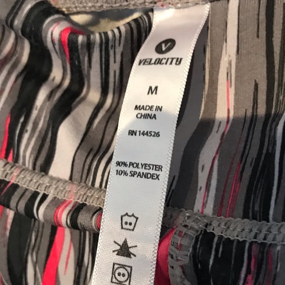 Velocity Stripped Leggings Size Medium - Picture 2 of 3